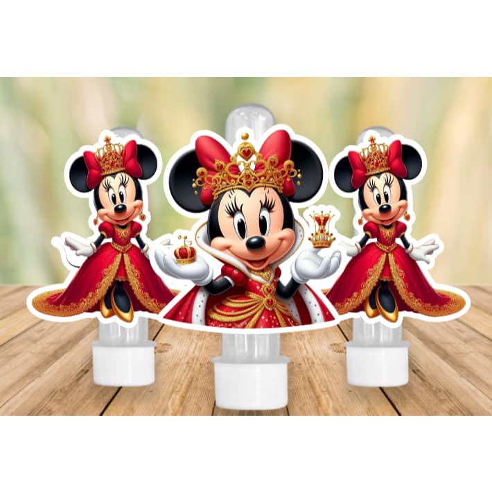 Apliques MINNIE VERMELHA REALEZA 6x4cm – Lembrancinha e Decoração Festa - SORTIDOS
