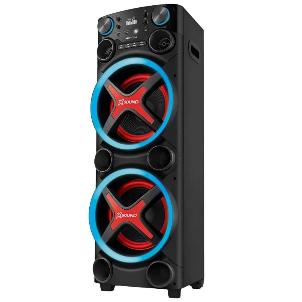Torre De Som Caixa De Som Amplificada Mondial Tm-2200 Bivolt
