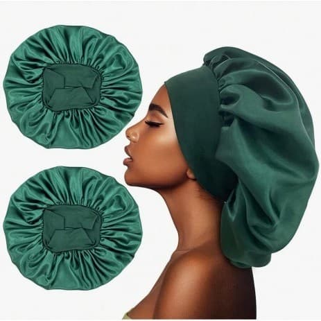 Touca De Cetim Dupla Face AntiFrizz Cabelo Liso Crespo Cacheados Super Confortável Dois Lados