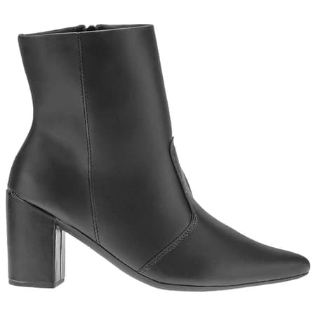 Bota Feminina Estilo Country Cano Curto Salto Alto 7cm Confortável