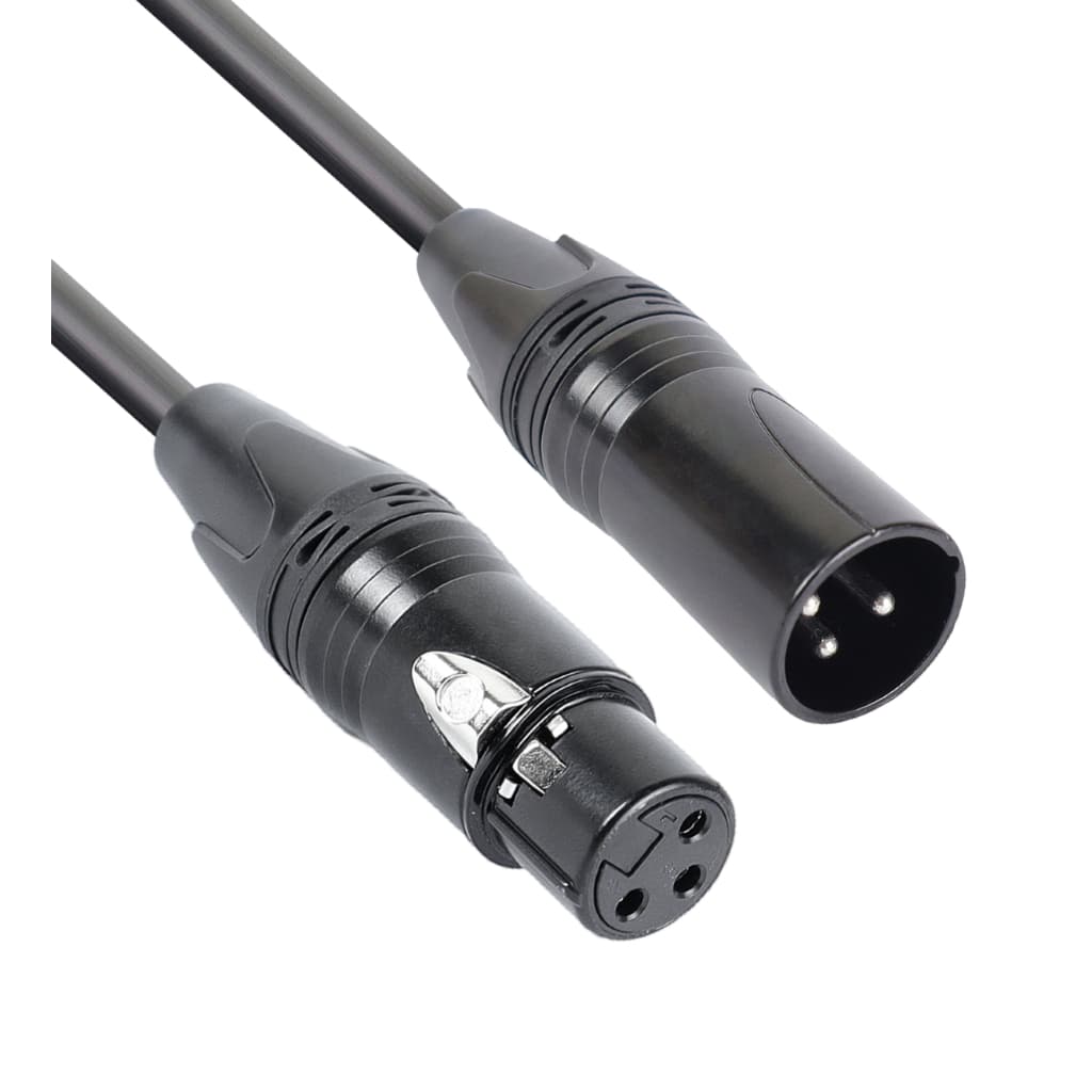 CABO MICROFONE PROFISSIONAL 2 A 5 XLR MACHO+ XLR FÊMEA 2 SONN