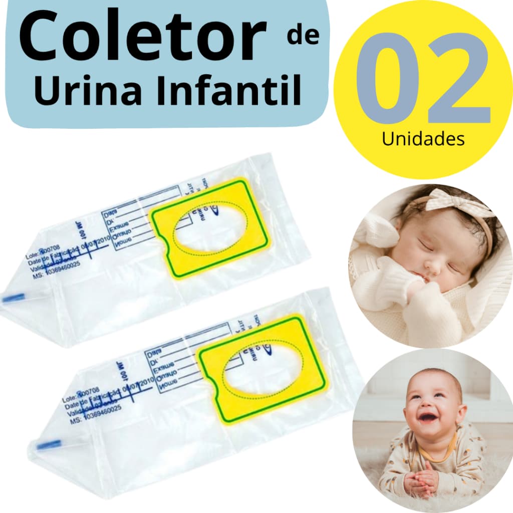 Promoção 2 Coletor de Urina Infantil