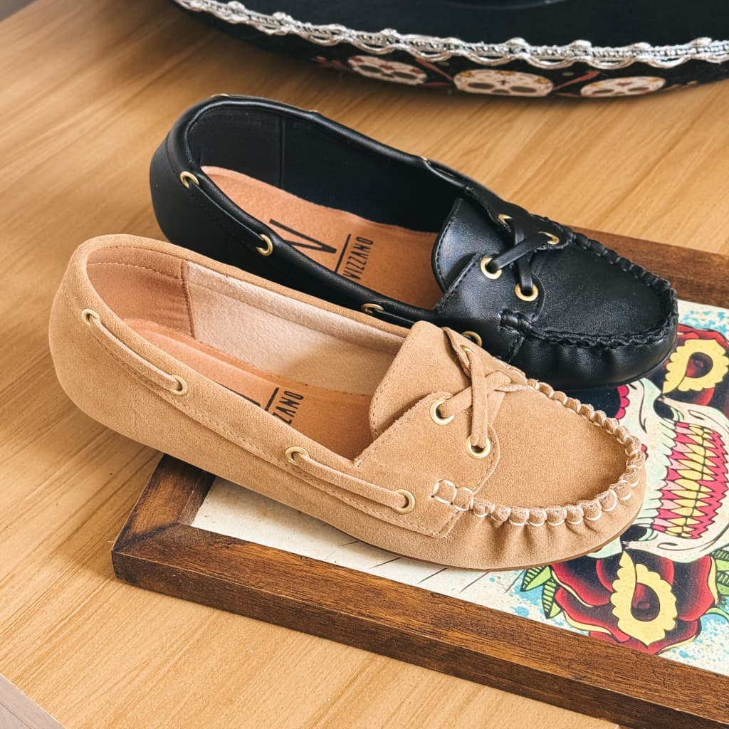 Mocassim Vizzano Sapato Feminino Dockside Retrô 1187.374
