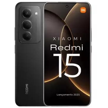 Smartphone Xiaomi Redmi 15 4G 6GB 8GB 128GB 256GB Tela 6,9" 144Hz, Preto Cinza Roxo 7.000 mAh