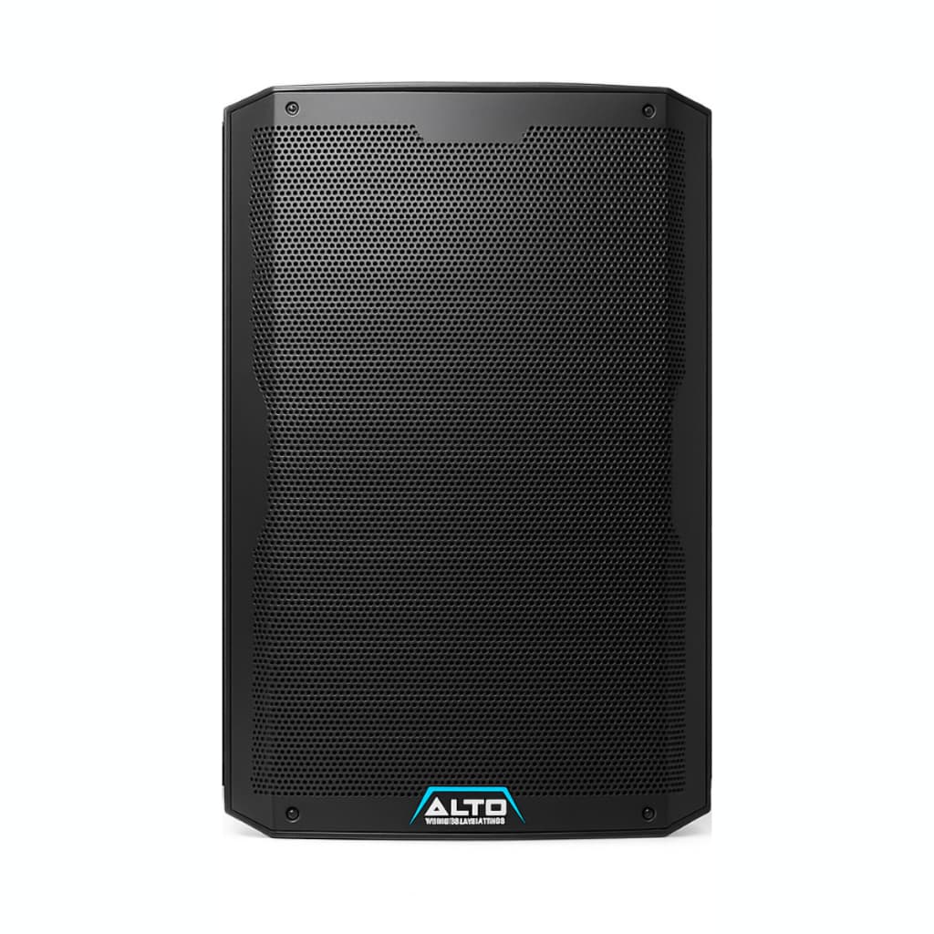 Caixa de som Alto falante Amplificada Profissional Truesonic 4 Bluetooth Classe D P.A - 110V