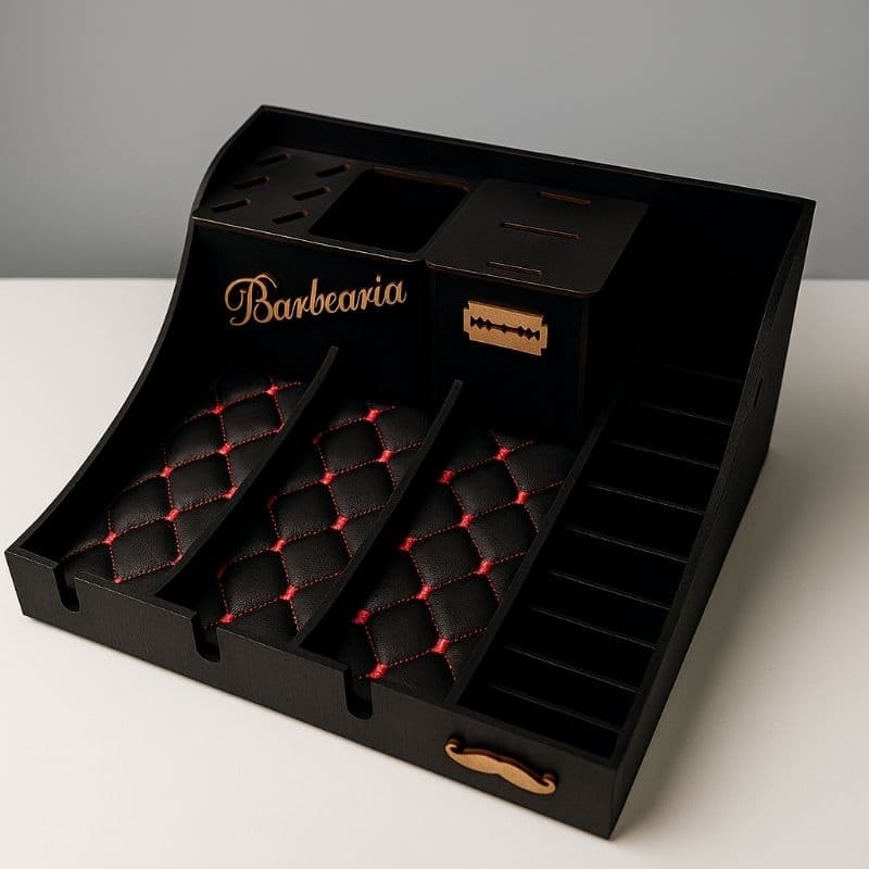 Suporte Organizador Máquina Barbeiro Barbearia Barbershop