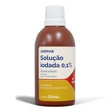 Álcool Iodado 0,1% 100mL – Uniphar
