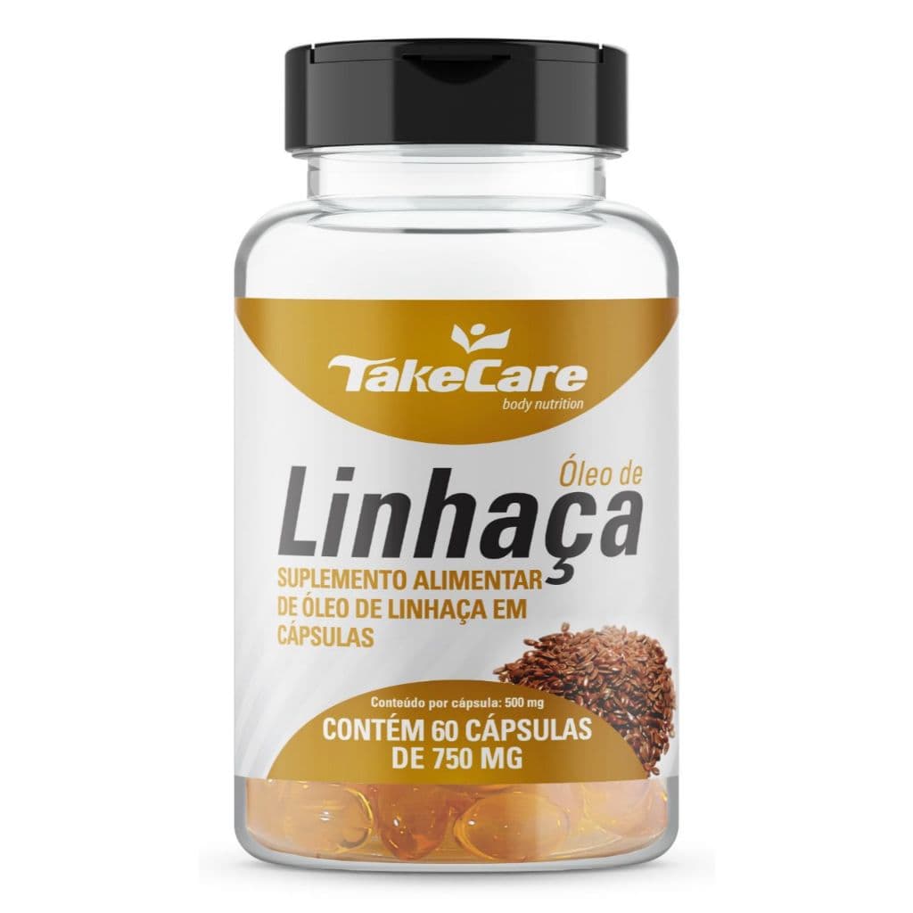 Óleo de Linhaça 60 Cápsulas – 1000mg Take Care