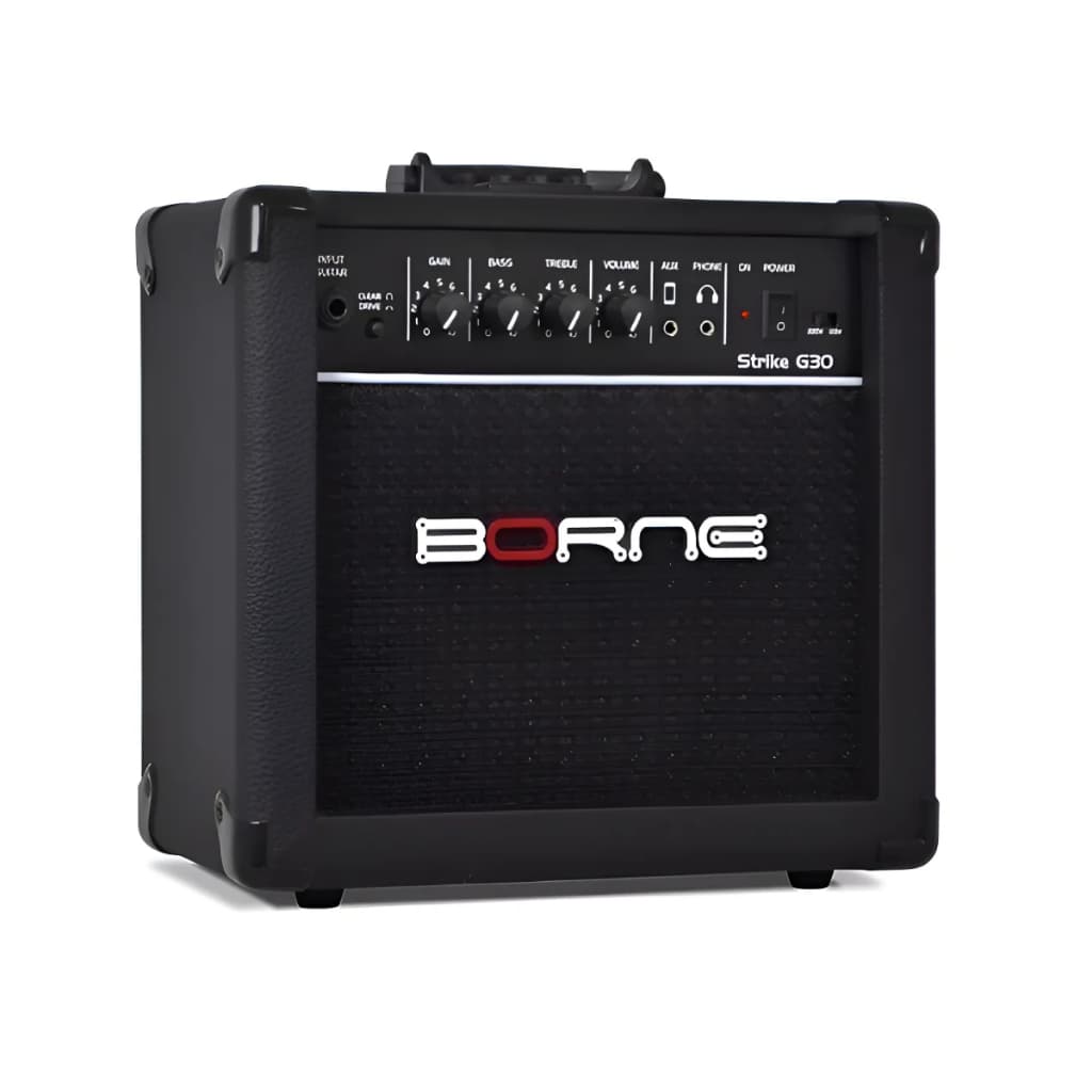 Amplificador Borne Striker G30 Preto 15W para Guitarra Cubo Bivolt