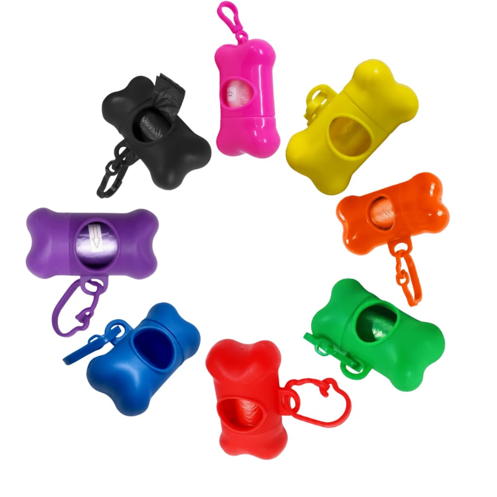 Kit Cata Caca 2 Refis Sacos Porta Saquinho Pet Cães Gatos Cachorro Recolher Coco Saco Fazes