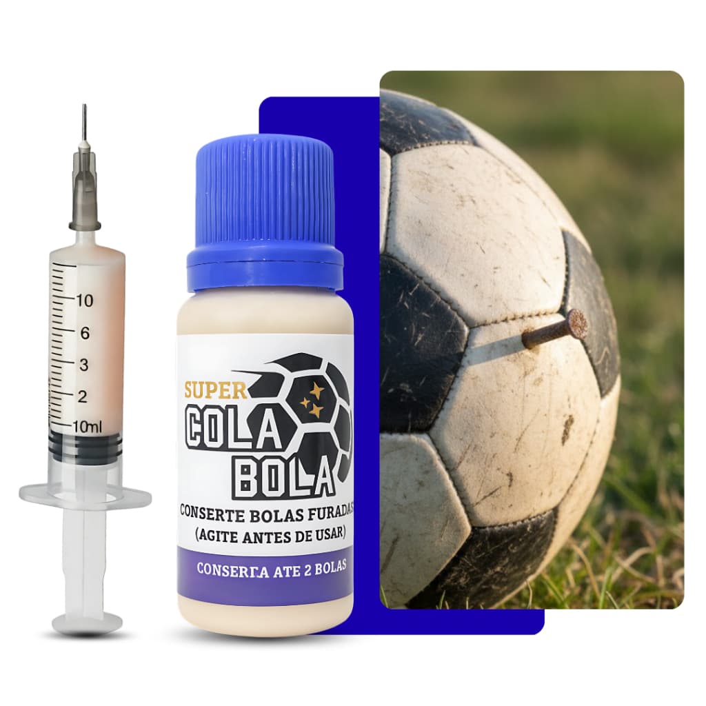 Super Cola Bola 20ml - 10 unidades - Conserta 20 Bolas - veda bolas de todos esportes