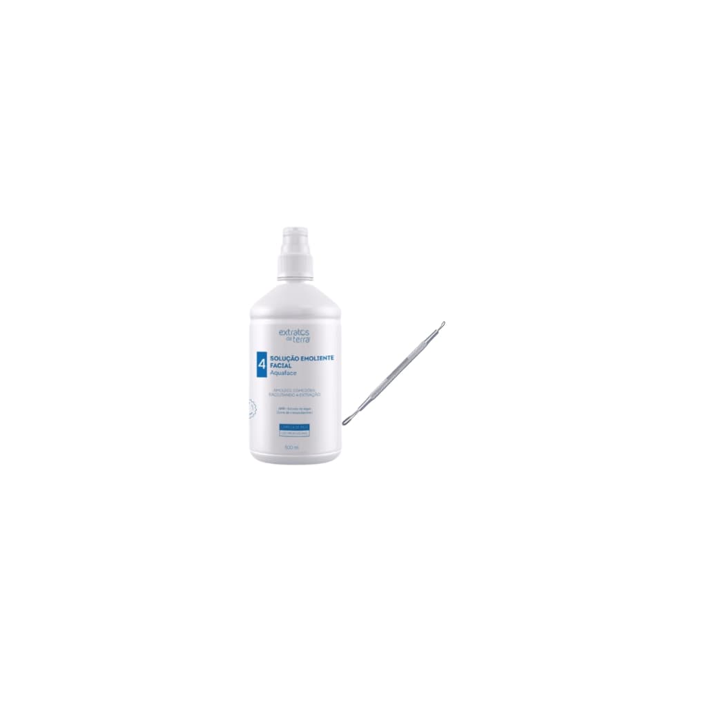 Solução Emoliente Facial 500ml Aquaface Sem Trieta Extratos Da Terra