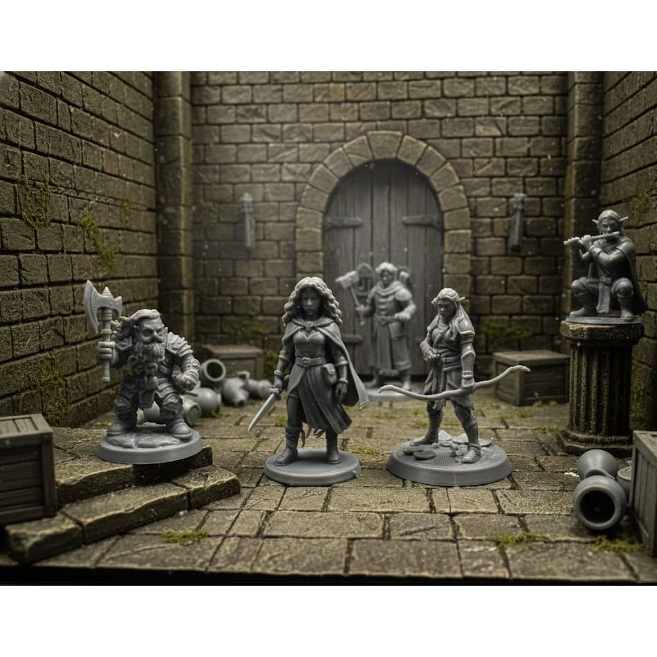 Miniaturas RPG – Grupo de Aventureiros – The Redemption of Alberver