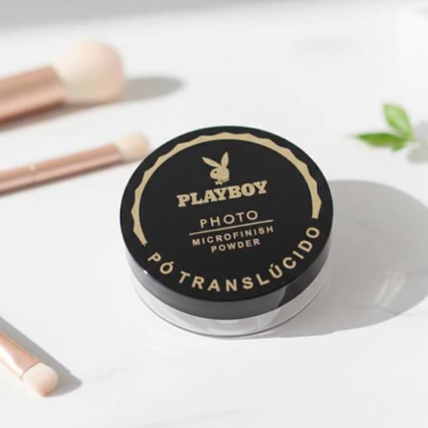 Pó Translúcido Playboy Photo Microfinish Powder - Efeito Aveludado Matte