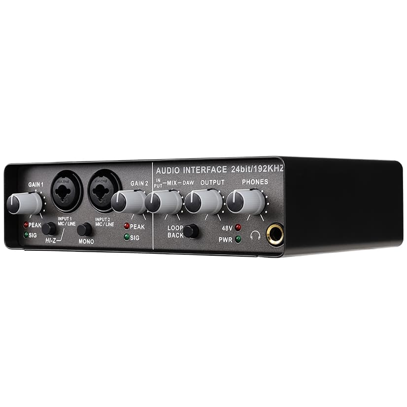 TEYUN Interface De áudio Q-24 Placa De Som Com Monitoramento Placa De Som Profissional Para Gravação Ao Vivo