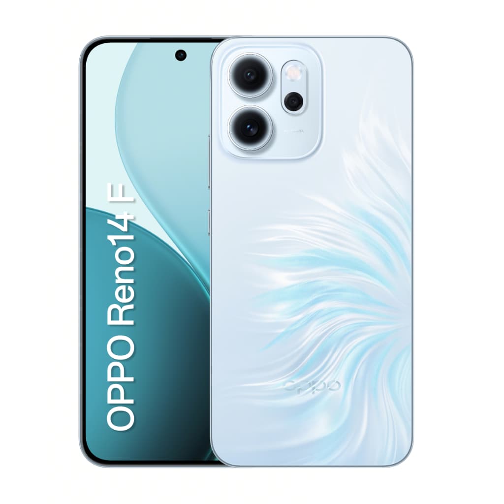 Smartphone OPPO Reno 14F 5G 256GB 24GB (12+12GB) Bateria 6000mAh Câmera 50MP AI NFC AMOLED IP69