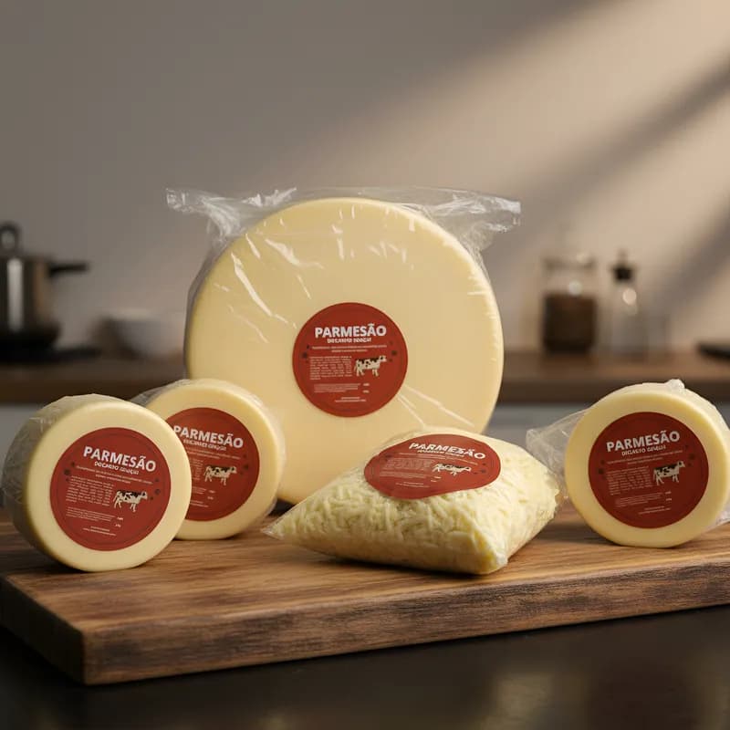Queijo Tipo Parmesão Ralado Decanto Suaçuí - Rala Fina, Média ou Grossa 3kg ideal p/receitas