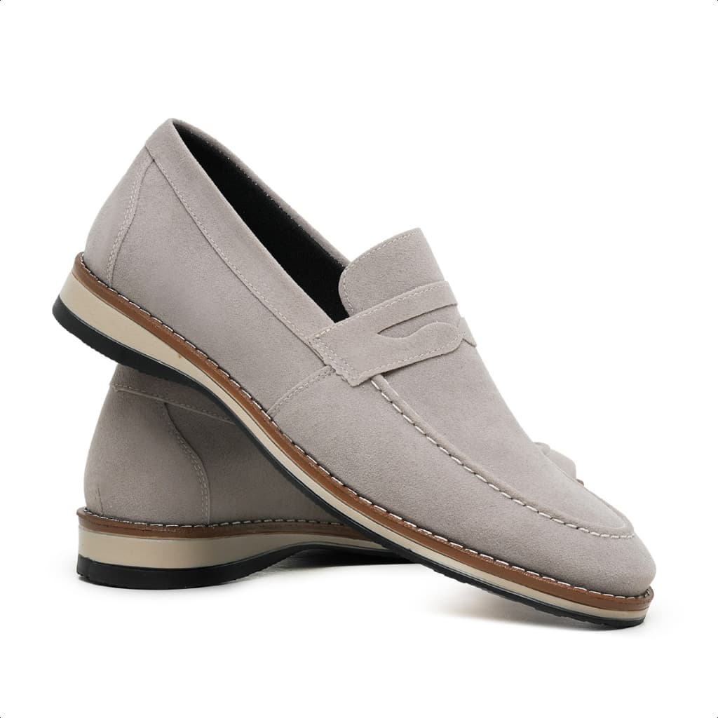 Sapato Mocassim Masculino Camurça Confortável Casual Leve  Solado Antiderrapante  Várias Cores e Tamanhos