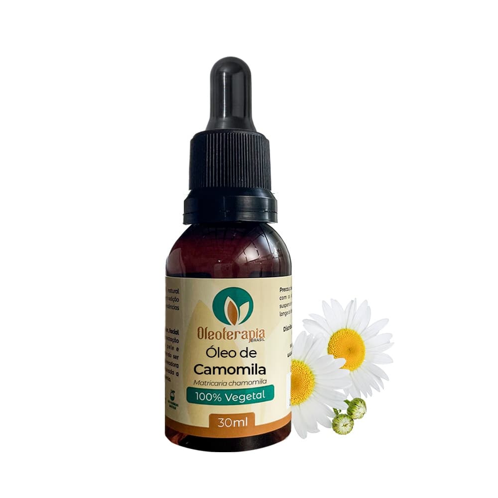 Óleo de Camomila 100% Vegetal Reflexos Loiro Natural Pele Sensível Sem Conservantes