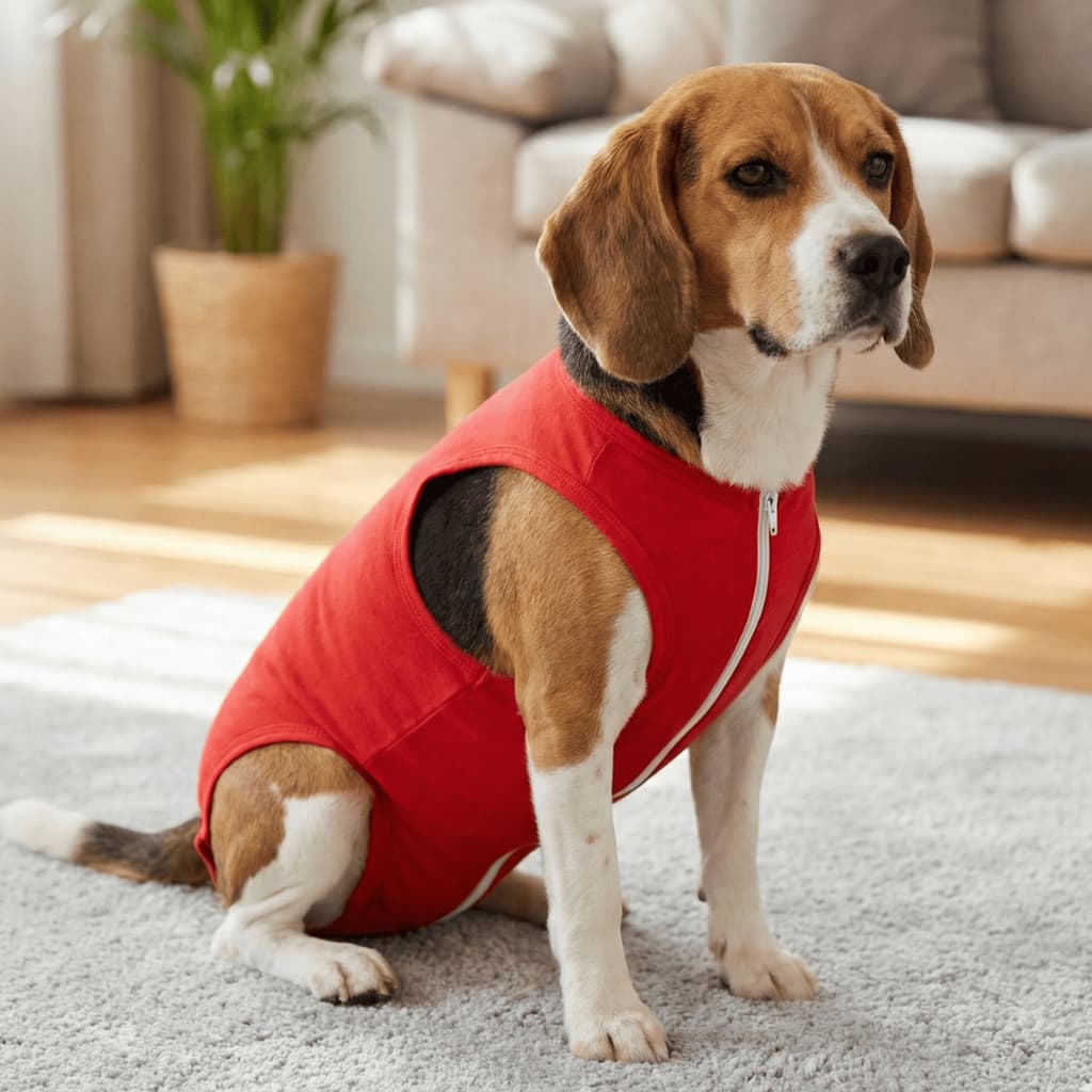 Roupa Pet Pós Cirúrgica Zíper Macho e Fêmea Cor Sortidas Cirurgia Cachorro Abdominal cirurgia