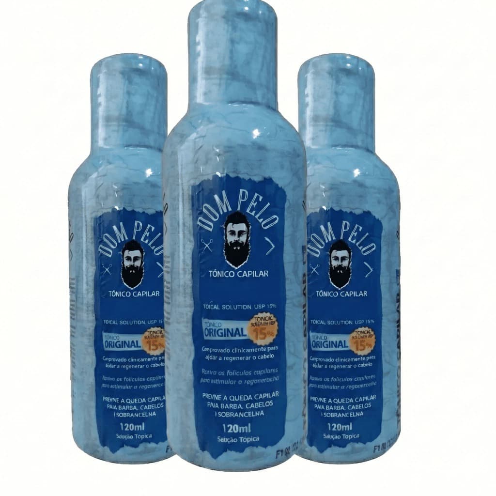 Kit 3 X cabelo barba e sobrancelha com caixinha