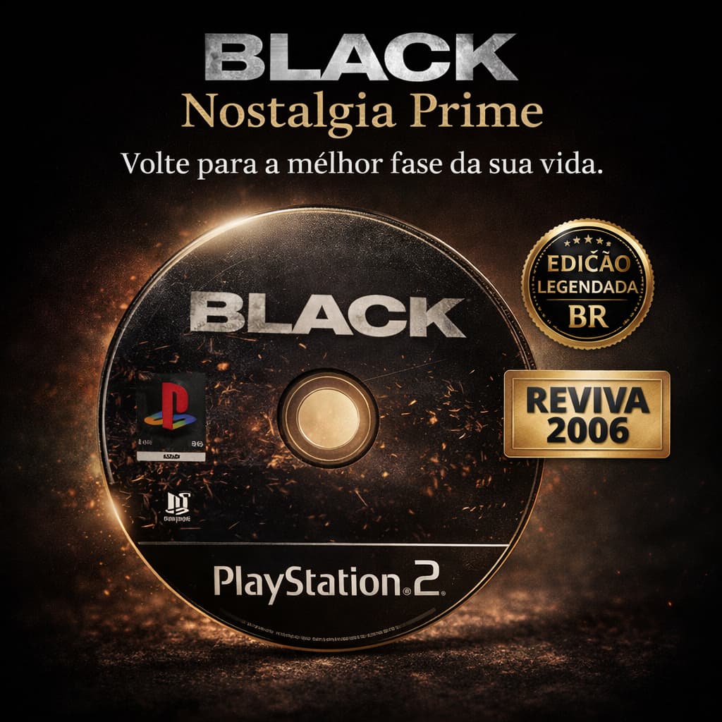 Black Nostalgia Prime - Jogo Black Para Playstation 2
