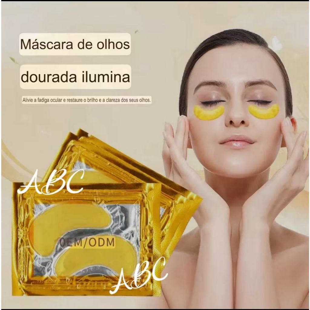 123chic kit10 Máscaras para Olhos com Colágeno Hidratante