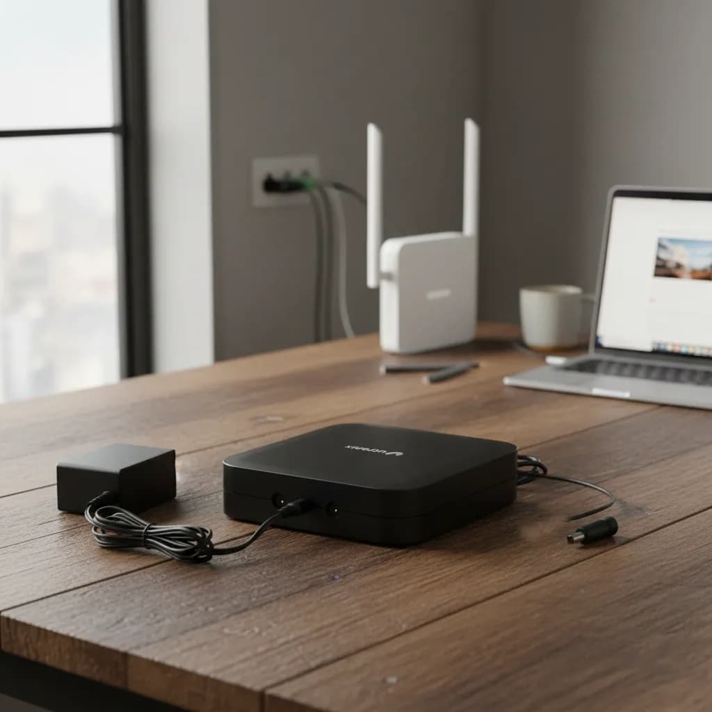 Nobreak para roteador wifi internet 12V até 2A com baterias