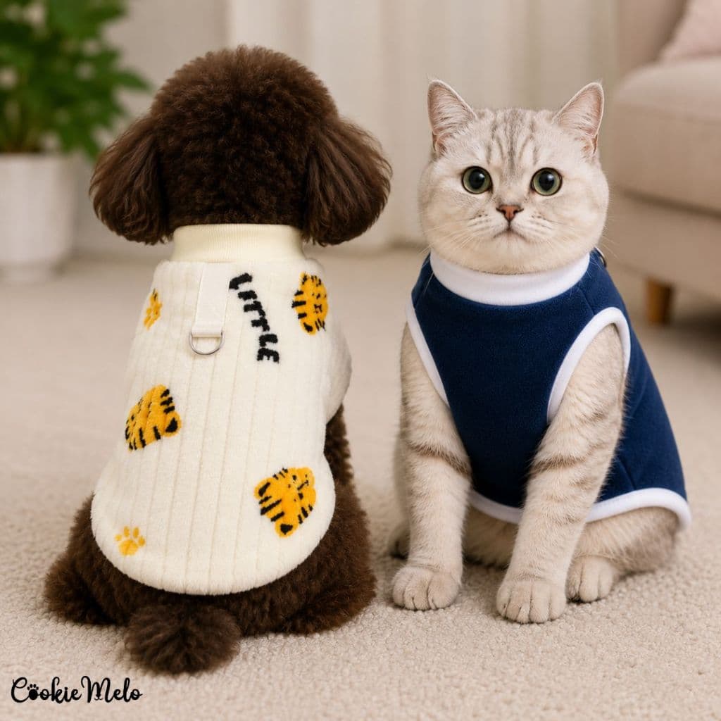Roupinha Pet Roupa Para Guia Com Fivela Cachorro Gato Grande Porte Pequeno Medio Grande