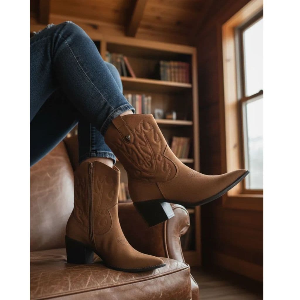 Bota Cano Longo Via Marte Country Salto Grosso Original