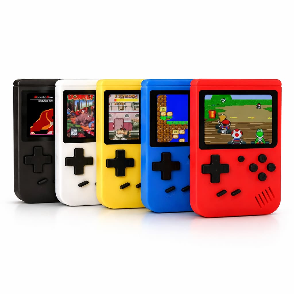 Mini Video Game Portatil 400 Jogos Retro Classicos Que Marcaram Epoca Adulto Infantil conexao com tv