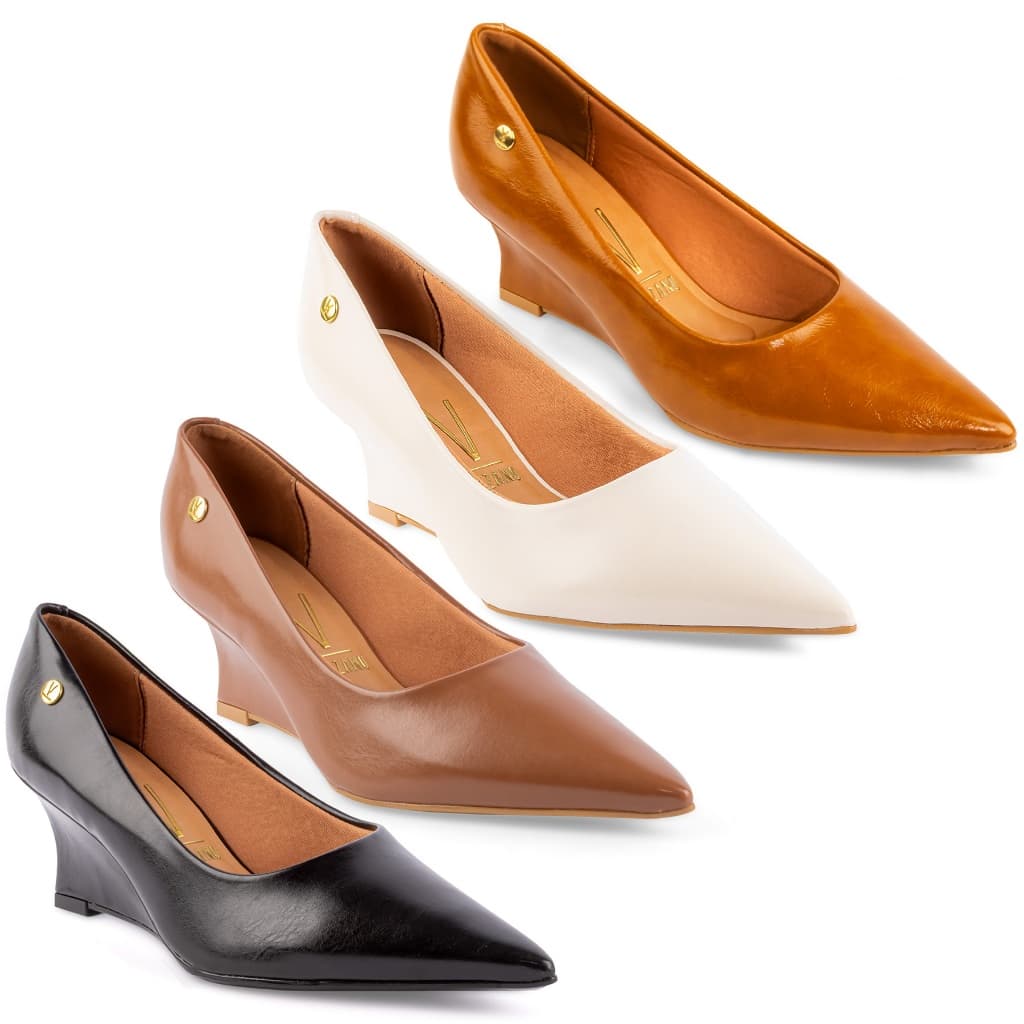 Scarpin Vizzano Feminino Sandália Salto Confortável 1483