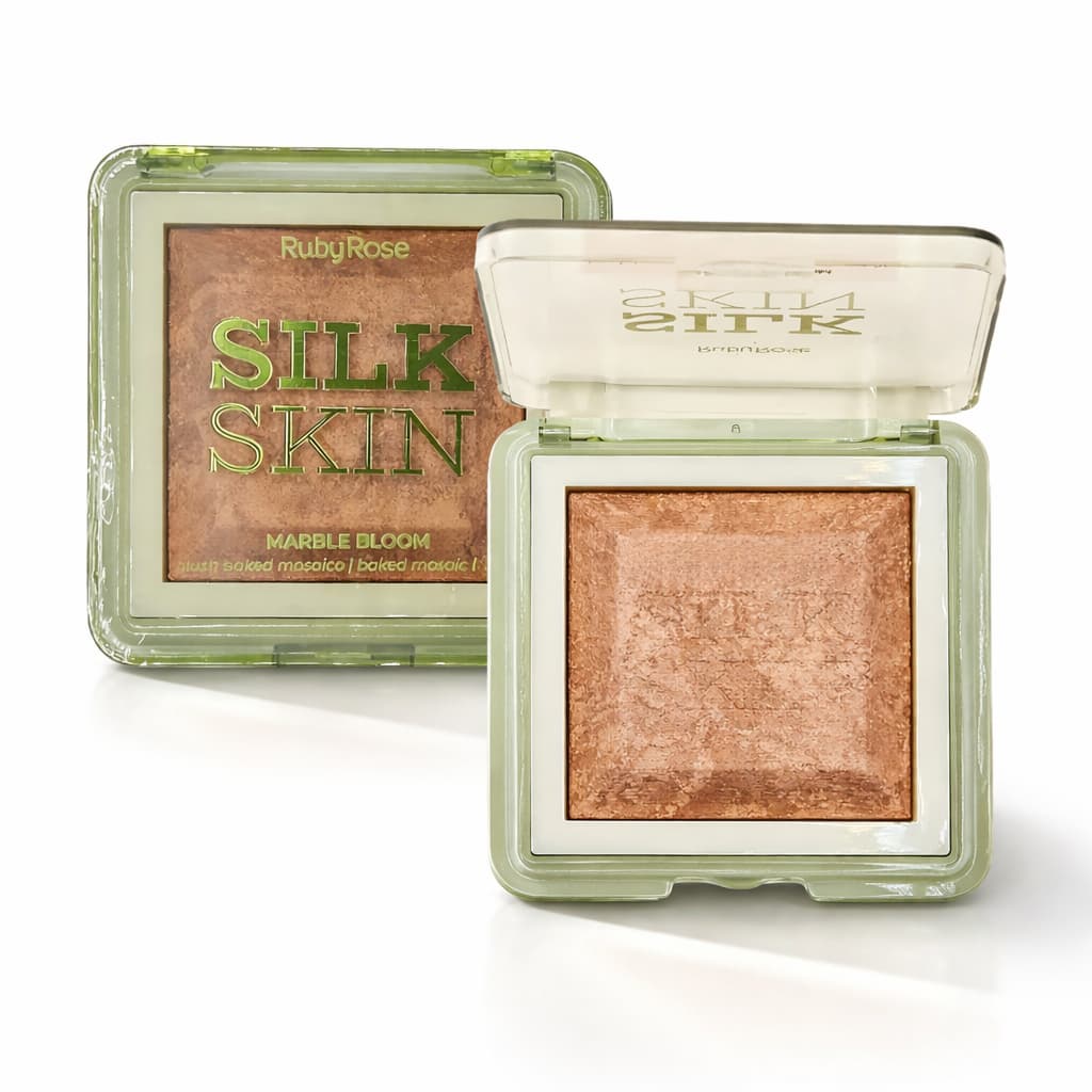 BLUSH BAKED MOSAICO Ruby Rose Silk Skin Marble Bloom 8g