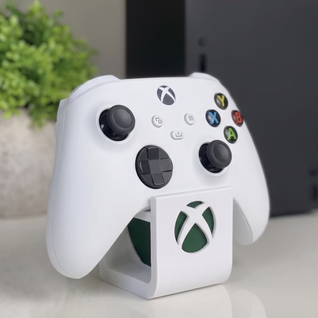 Suporte Controle Xbox Gamer De Mesa One Series X S Mesa Segura Protege Decora Antiderrapante