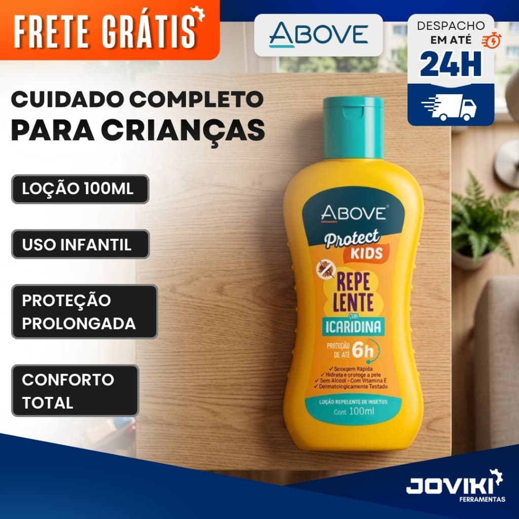 Repelente De Insetos para Crianças Loção Infantil Above Kids