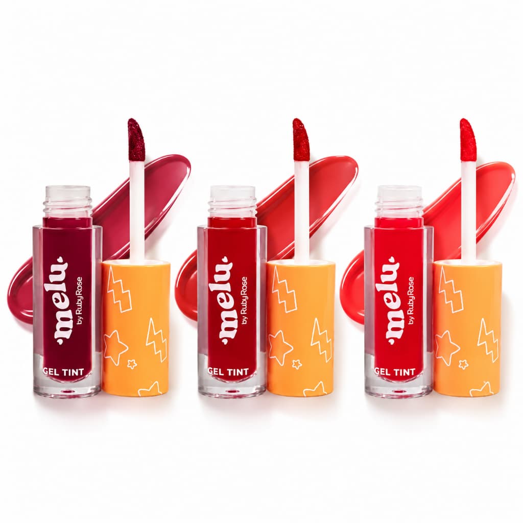 Gel Tint Melu Ruby Rose RR8232N Lip Tint Longa Duracao Alta Pigmentacao