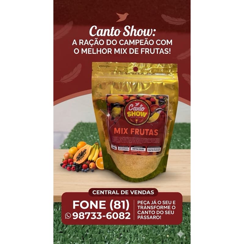 canto show - sibite mix de frutas 100g und