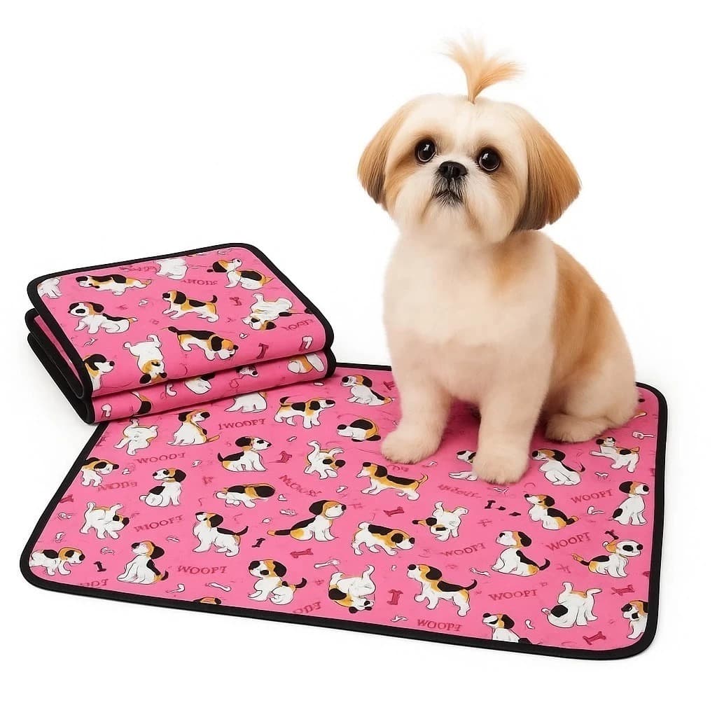 Kit 3 Tapetes Higiênico estampados - Lavável Premium Anti Respingo 70x50