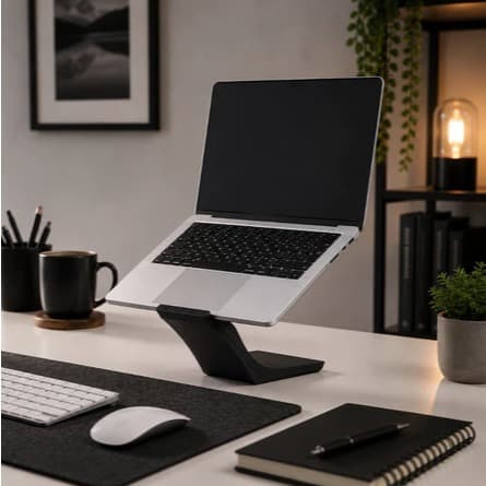 Suporte Notebook Laptop Compacto Base leve ergonômico ajustável ventilado