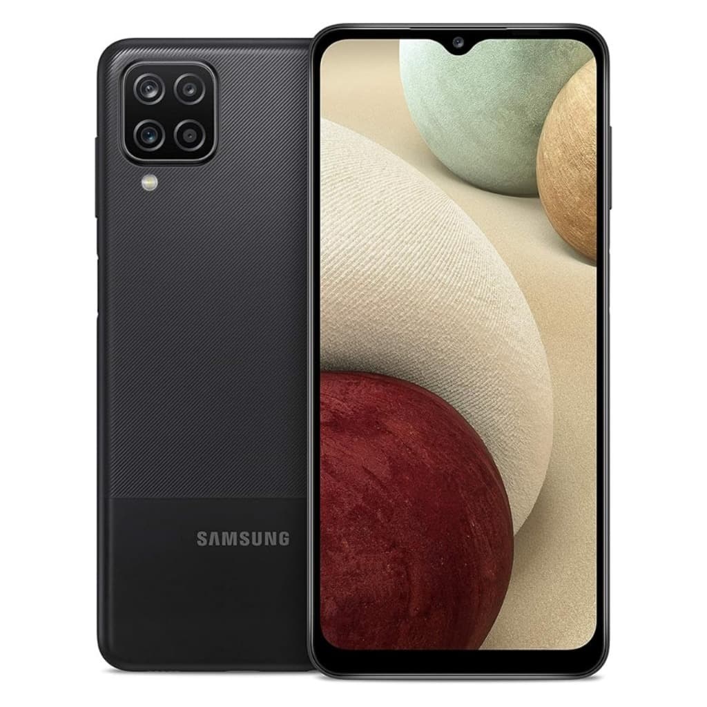 Celular Samsung Galaxy A12 4G Preto 64GB Câmera Quádrupla Celular Recondicionado Com Garantia - Excelente