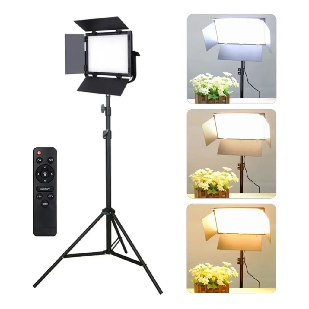 Lighting Kit Led Light Photo Video + 2m Tripod Control REAL