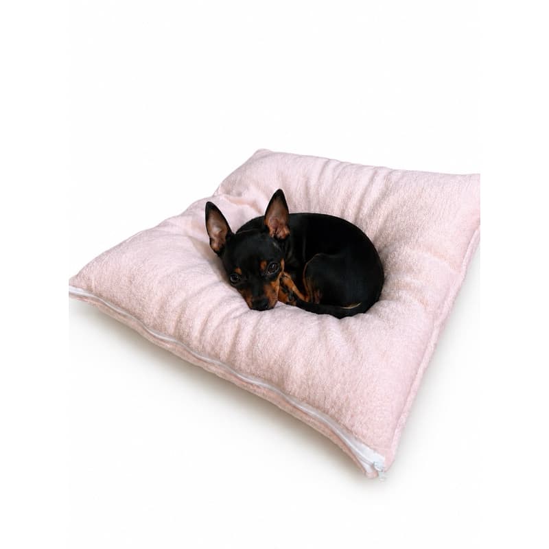 ALMOFADA CAMA  MACIA PET PARA GATO CACHORRO 50CM X 50CM  ZIPER MANTA SILICONADA ENCHIMENTO REMOVIVEL