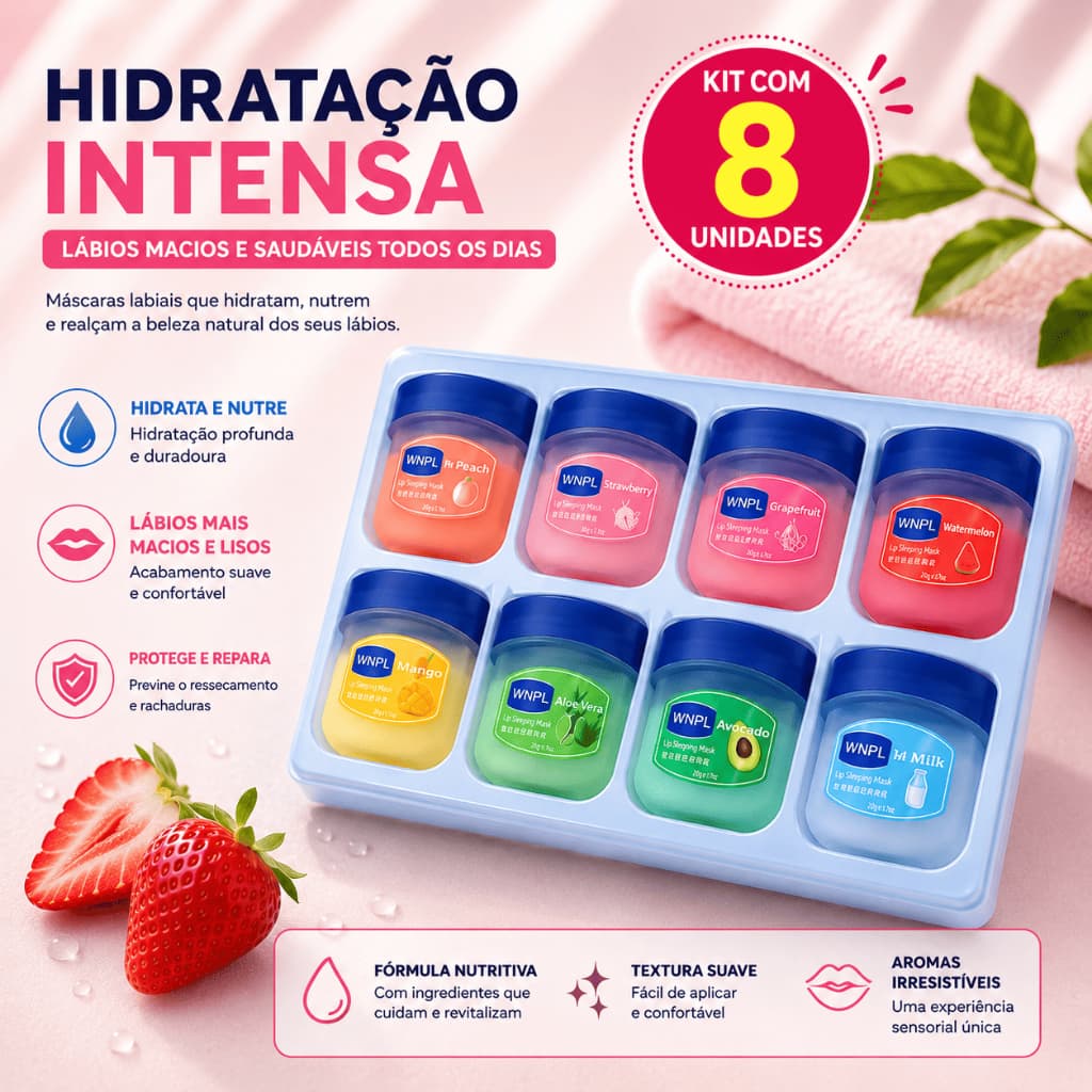 Balm balsamo de vaselina hidratante labial - WNP’L