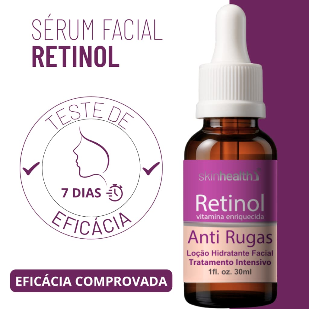 Sérum Retinol Concentrado - 7 Dias - Skinhealth 30 ml