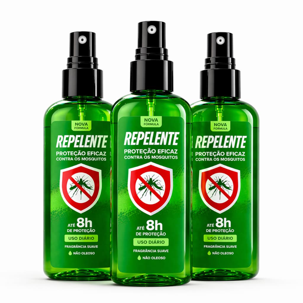 REPELENTE SPRAY CONTRA MOSQUITOS E INSETOS ALTA PROTEÇÃO 60ML