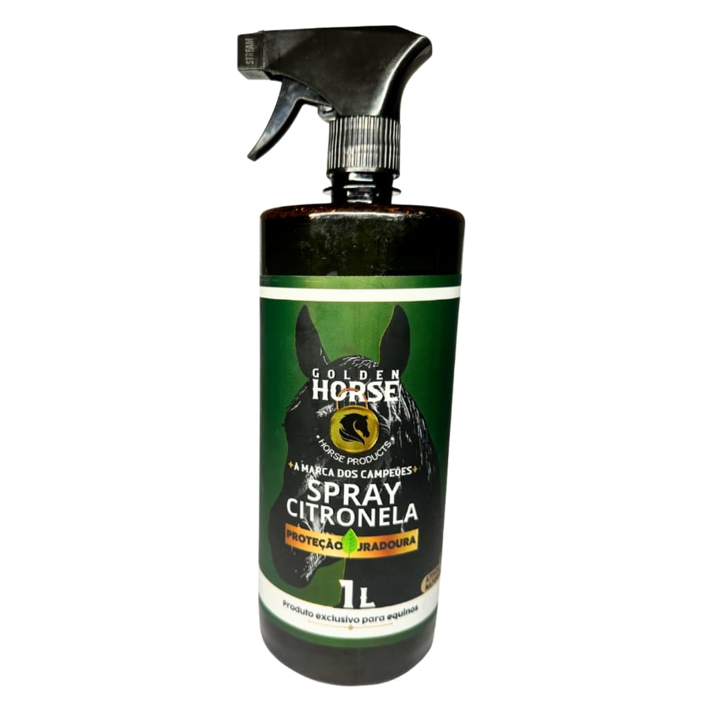 Repelente De Moscas Para Cavalo Spray Citronela Natural 1 Litro - Golden Horse