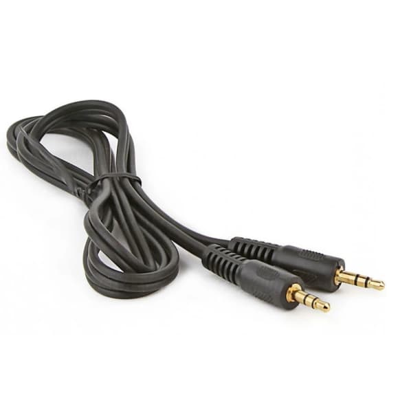 Cabo Auxiliar P2 Para P2 1.5m Radio Celular Mp3 Mp4 Caixa Som PC