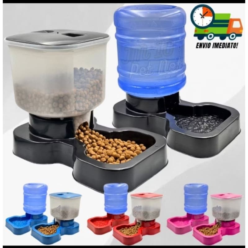 Conjunto Kit Comedouro de 8lts e Bebedouro 10Lts MenPlast