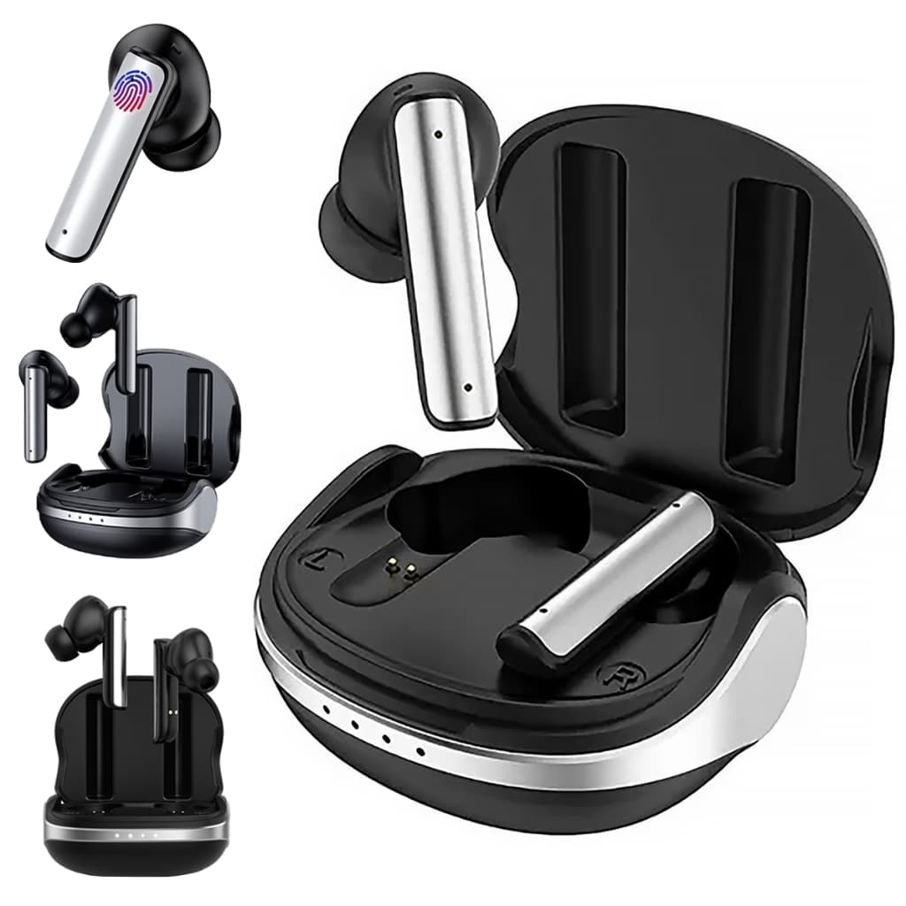 Fone de Ouvido Sem Fio TWS Bluetooth Android iPhone MicrofoneBasike