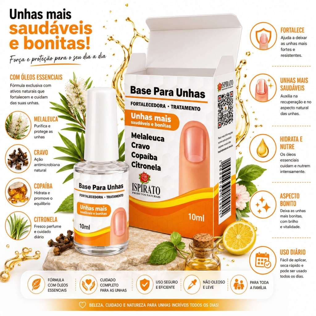 Base fortalecedora Ispirato para unha com micose e fungo 10ml